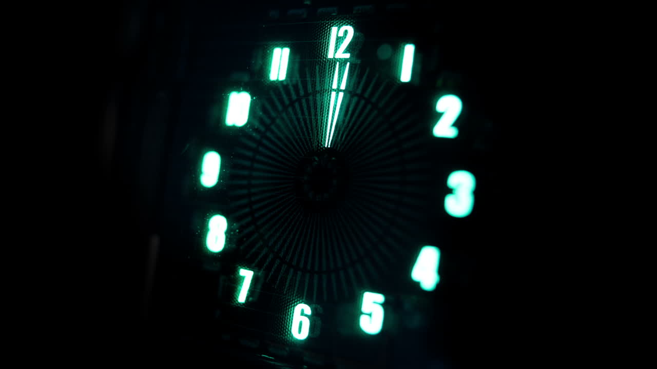 Clock Led 04