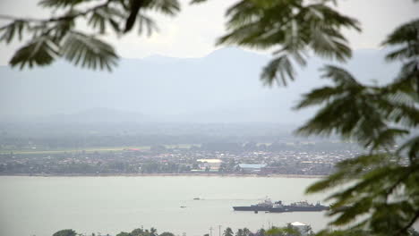 vista de cap haitien, enfoque del estante
