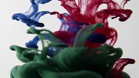 colorful ink flow