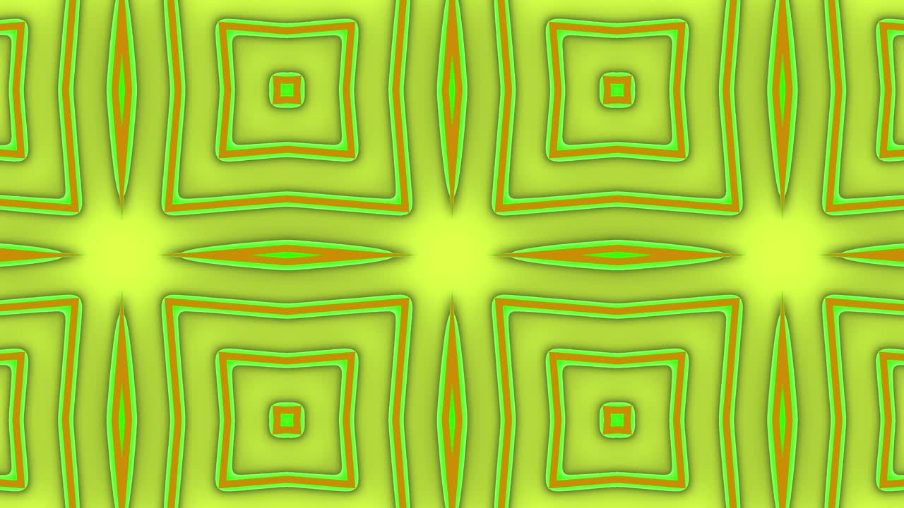Geometric pattern psychedelic animation