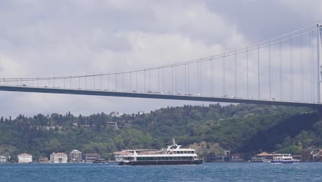 bosphorus and city view.