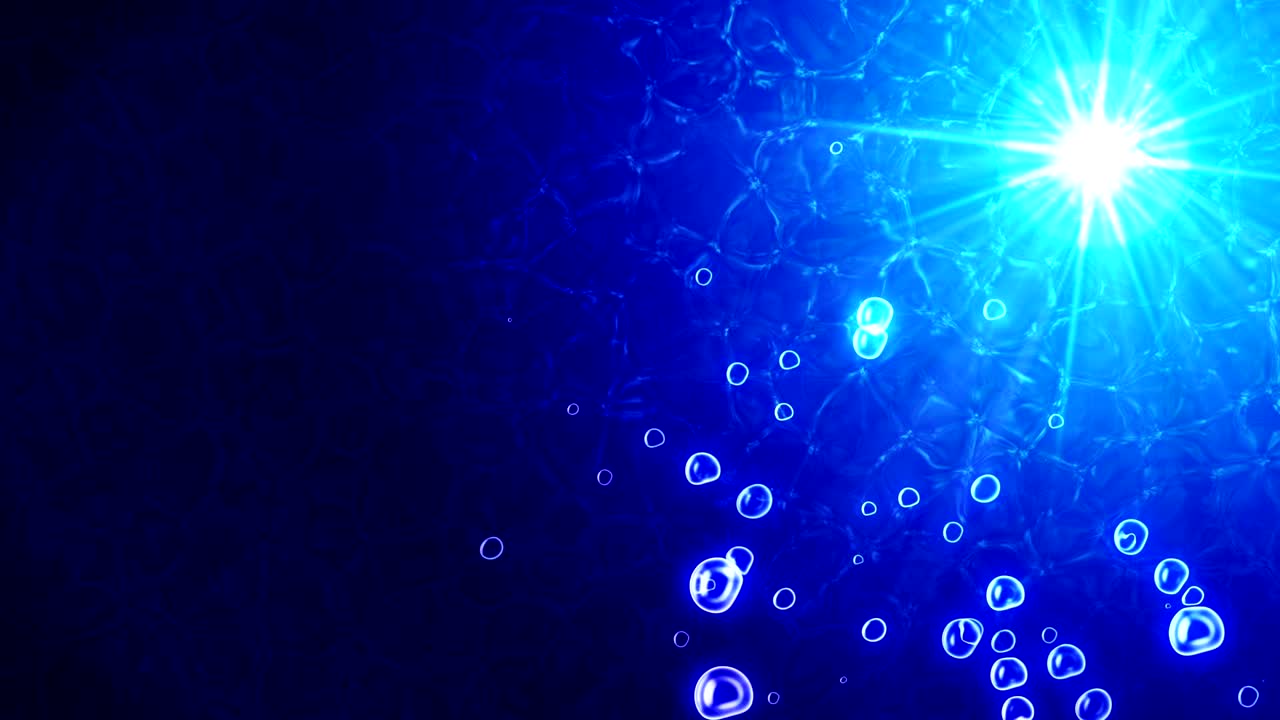 바다에서 다이빙, 해저 다이빙 및 루프 애니메이션