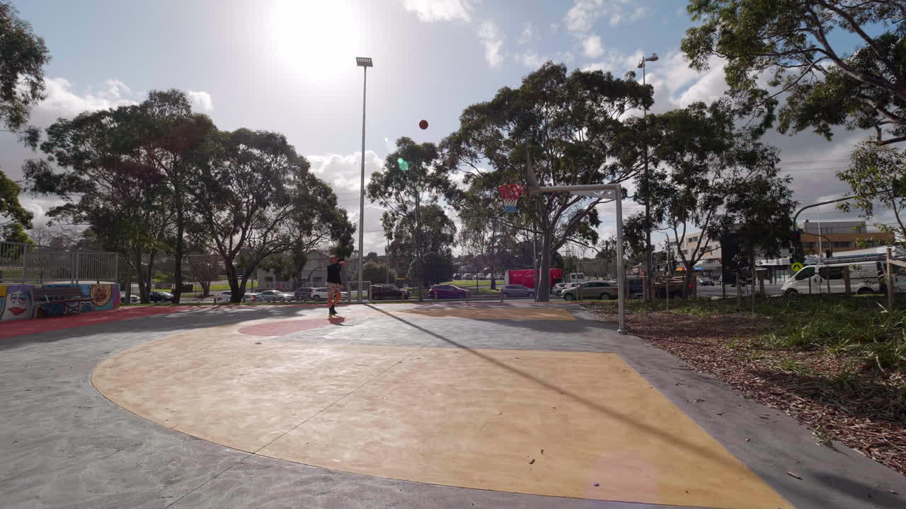 tiro de baloncesto de 3