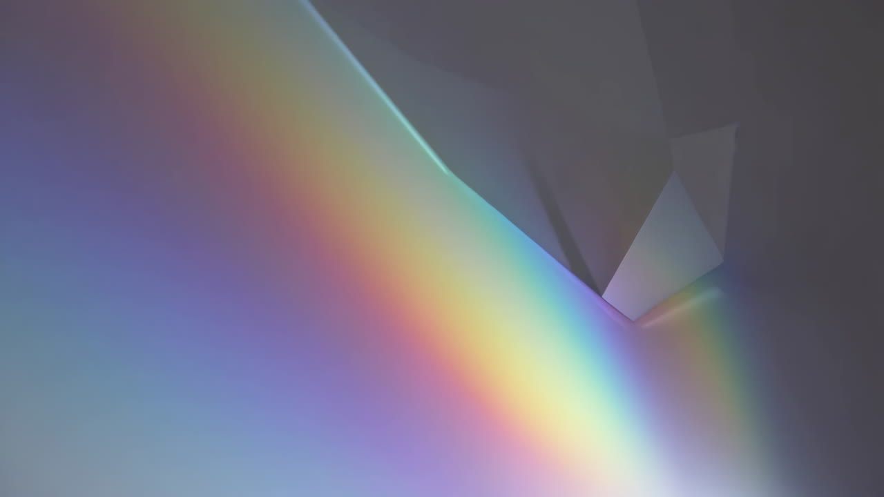 Abstract Light Spectrum and Prism Effect