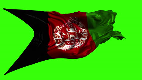 afghan flag waving