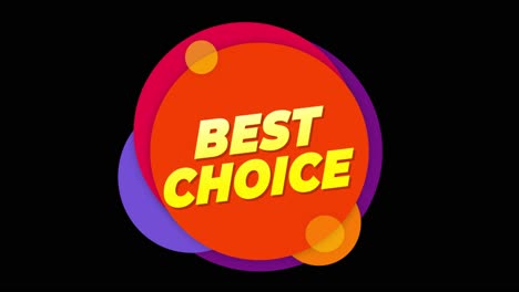 best choice promotion banner