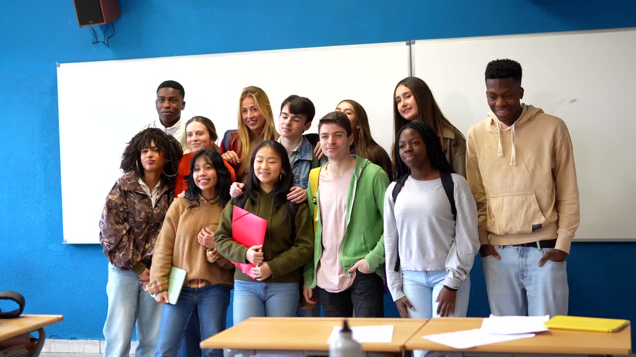 Group of students in a classroom