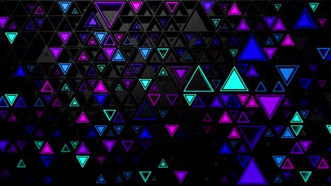 el fondo de los triángulos