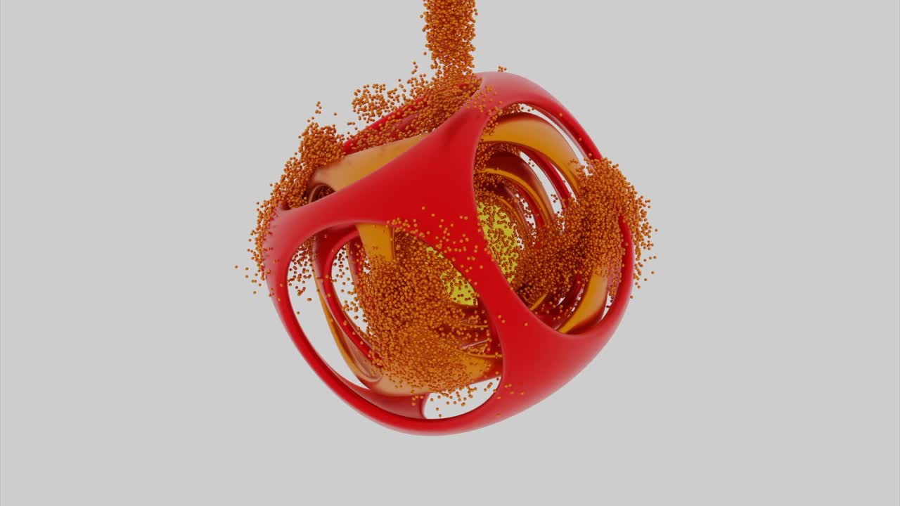 추상적인 3d 기하학적 구체