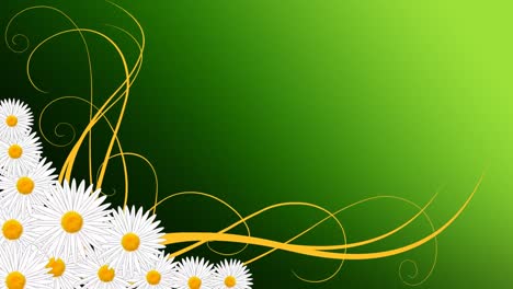 animación de flores en crecimiento