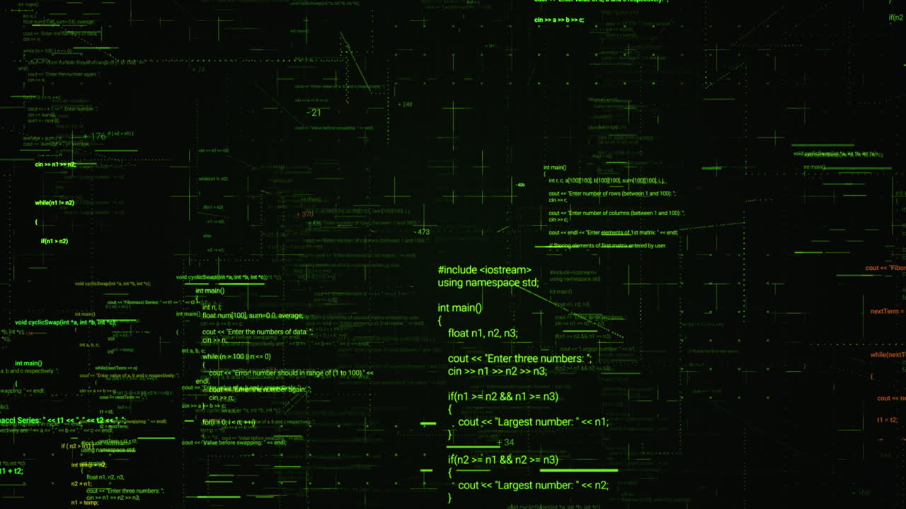 Abstract Computer Code Visualization