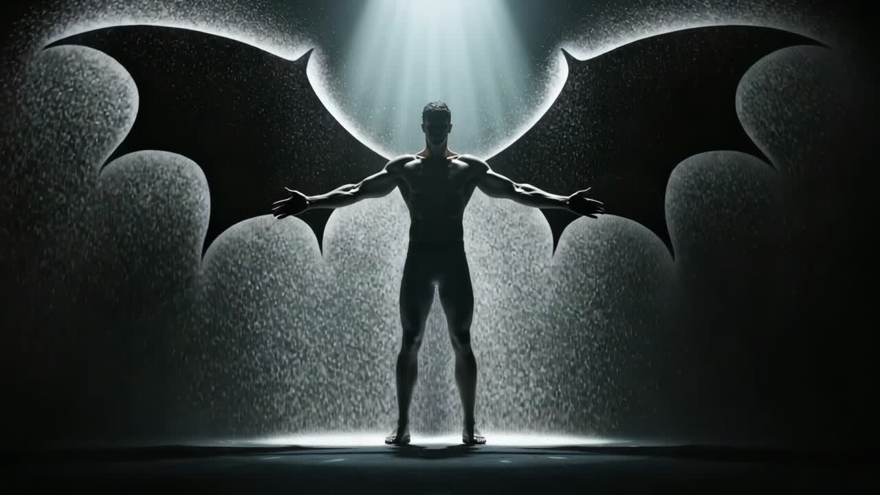 A Mysterious Winged Silhouette