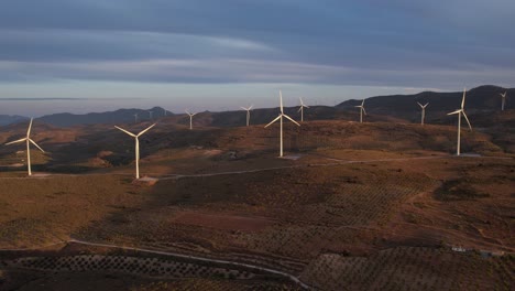 Wind-turbine-farm