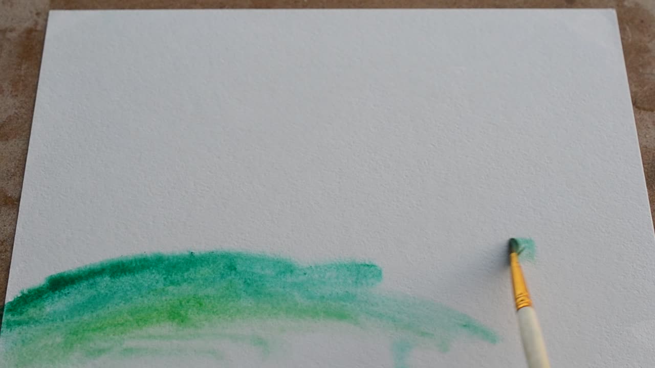 primo piano di acquerello