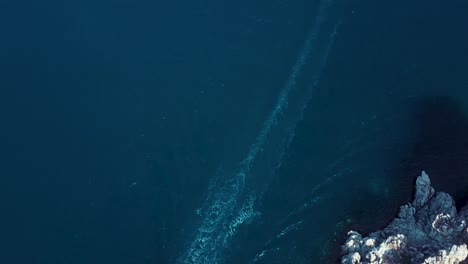 drone flight under the sea, turkey