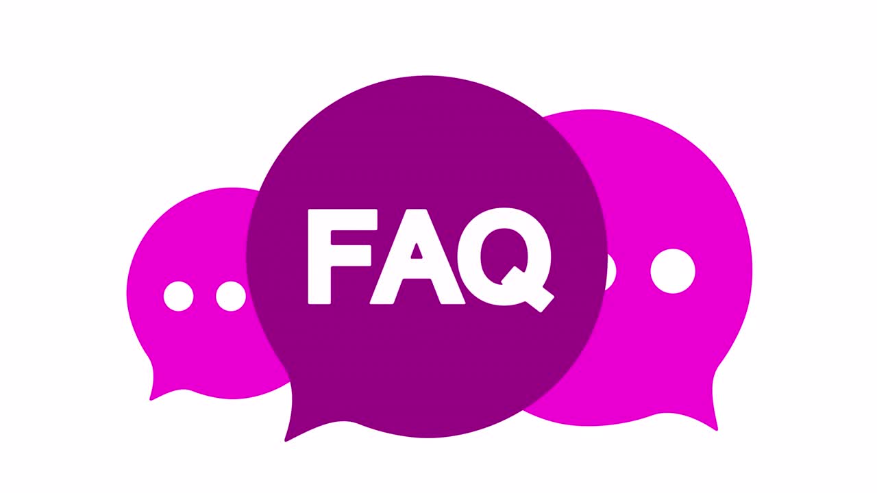 preguntas frecuentes en el banner de preguntas frecuentes.