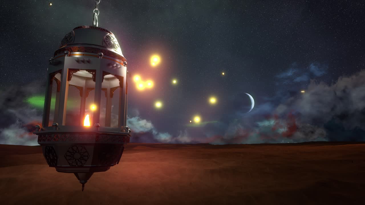 Ramadan Lantern Background