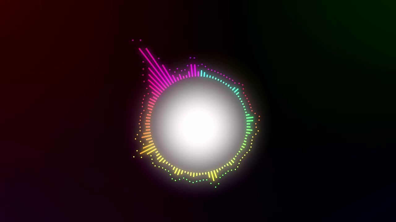 abstract motion background dancing lines suitable as use in a music video audio