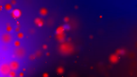 rayos de luz rosados de 4k, bokeh flotando en color púrpura, fondo de gradiente en movimiento. animación en bucle 3d de partículas dinámicas girando en el aire con video bokeh