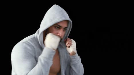 Bodybuilder-posing-for-the-camera