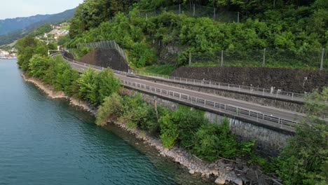 switzerland tourism offers many scenic road trips next to lakes and mountains