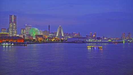 beautiful architecture building in yokohama city skyline japan