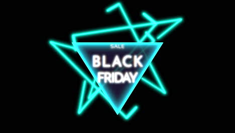 Black-Friday-with-neon-blue-triangles