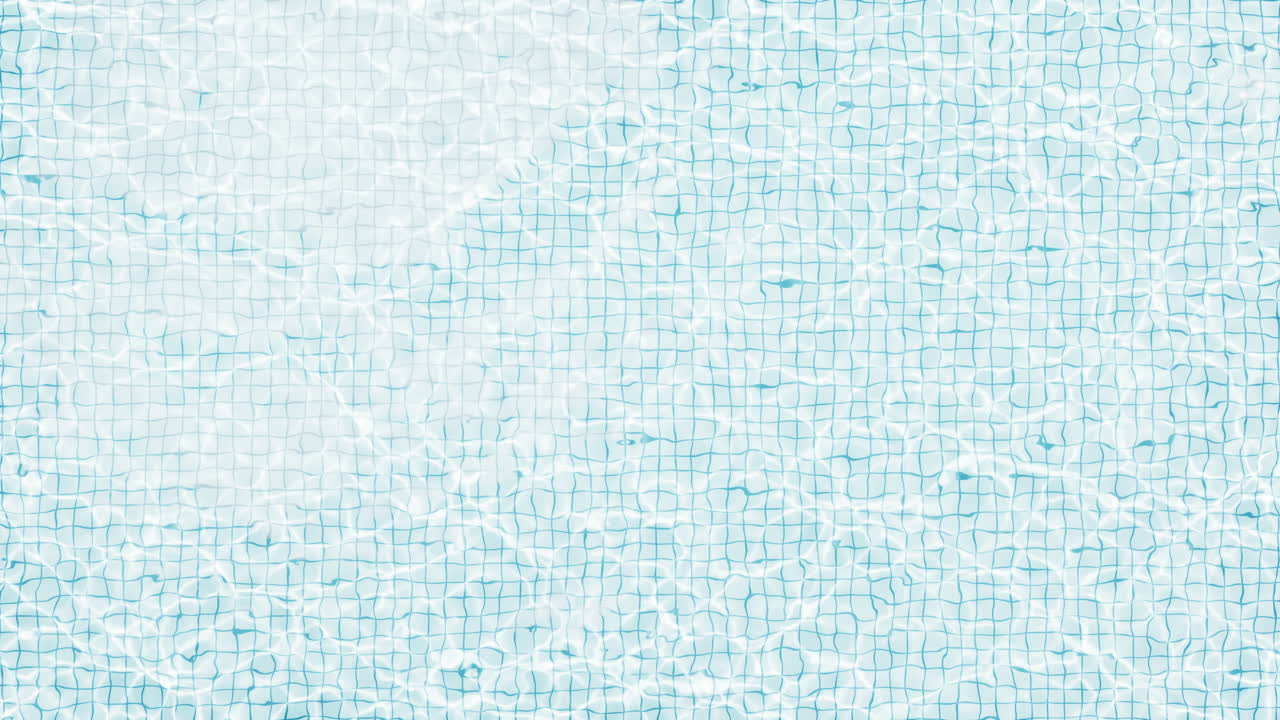 animación en bucle de la superficie del agua con fenómeno cáustico, renderización en 3d.