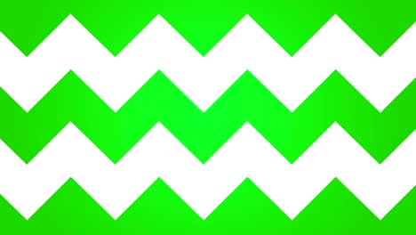 línea de onda geométrica de movimiento bucle de fondo verde y blanco
