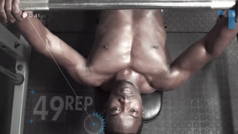 Bodybuilder-Hebt-Schwere-Langhantelgewichte-Vor-Animiertem-Hintergrund