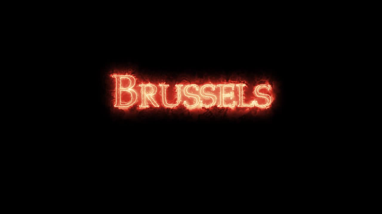 bruselas escrito con fuego. bucle