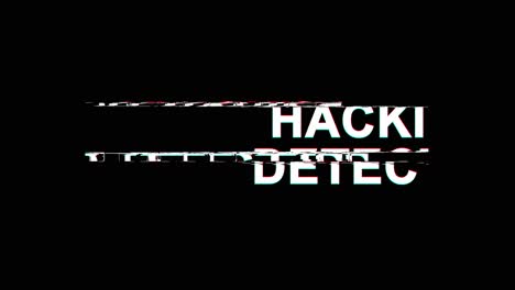 hacking detected