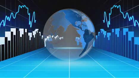 Globe,-charts-and-graphs