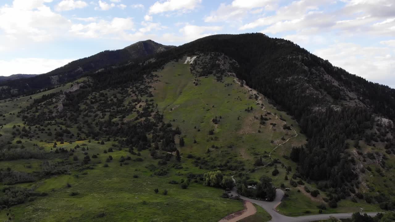 Flying in a Drone near Bozeman, Montana