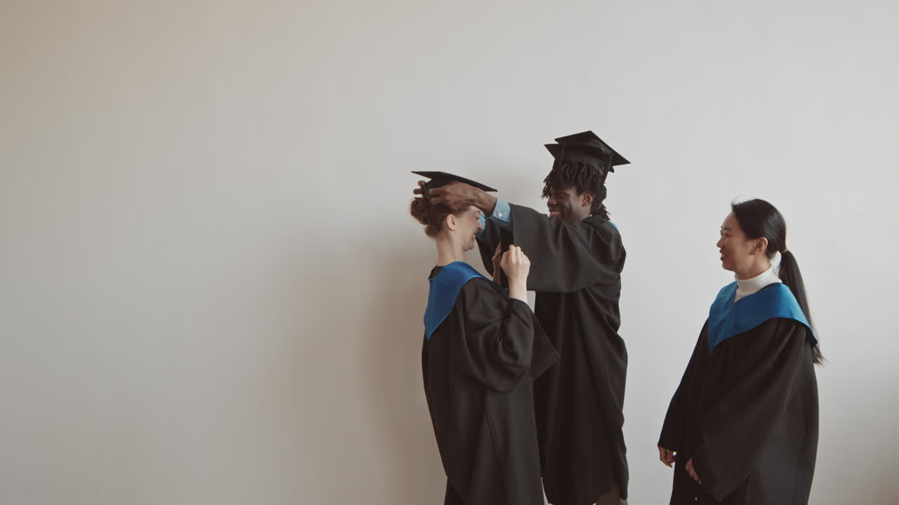 Graduation Ceremony with Friends