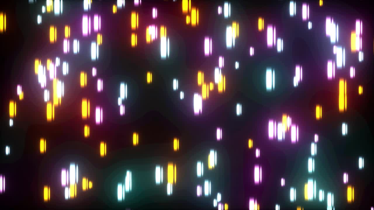 flujo de luz de neón rápido con efecto impresionante. concepto de animación de líneas de lluvia de datos digitales para big data, internet de las cosas iot ai, tecnología de red de computación en nube. bucle sin costuras 4k