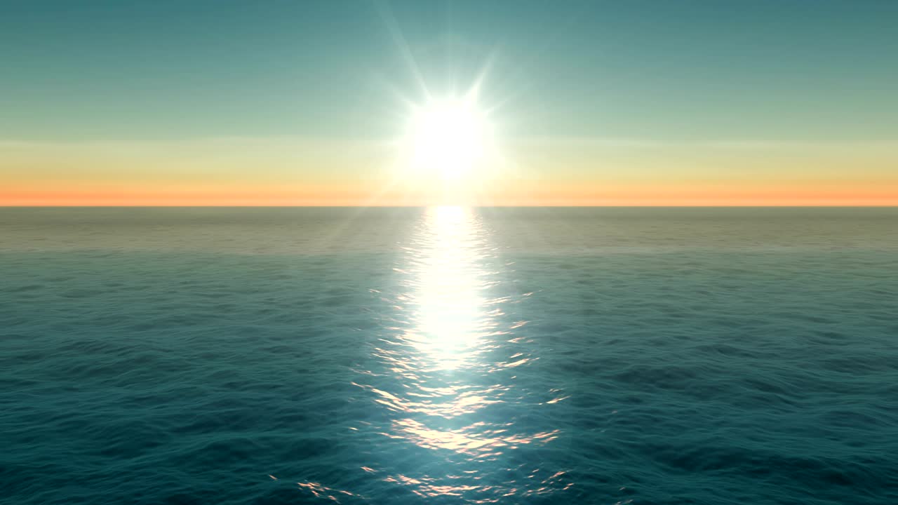 평온한 바다 파도