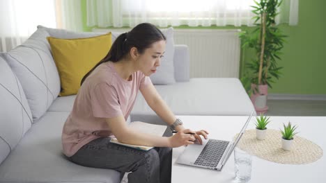 asian young woman drinking water regularly, dehydration disease.