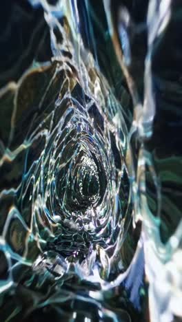 abstract glass tunnel