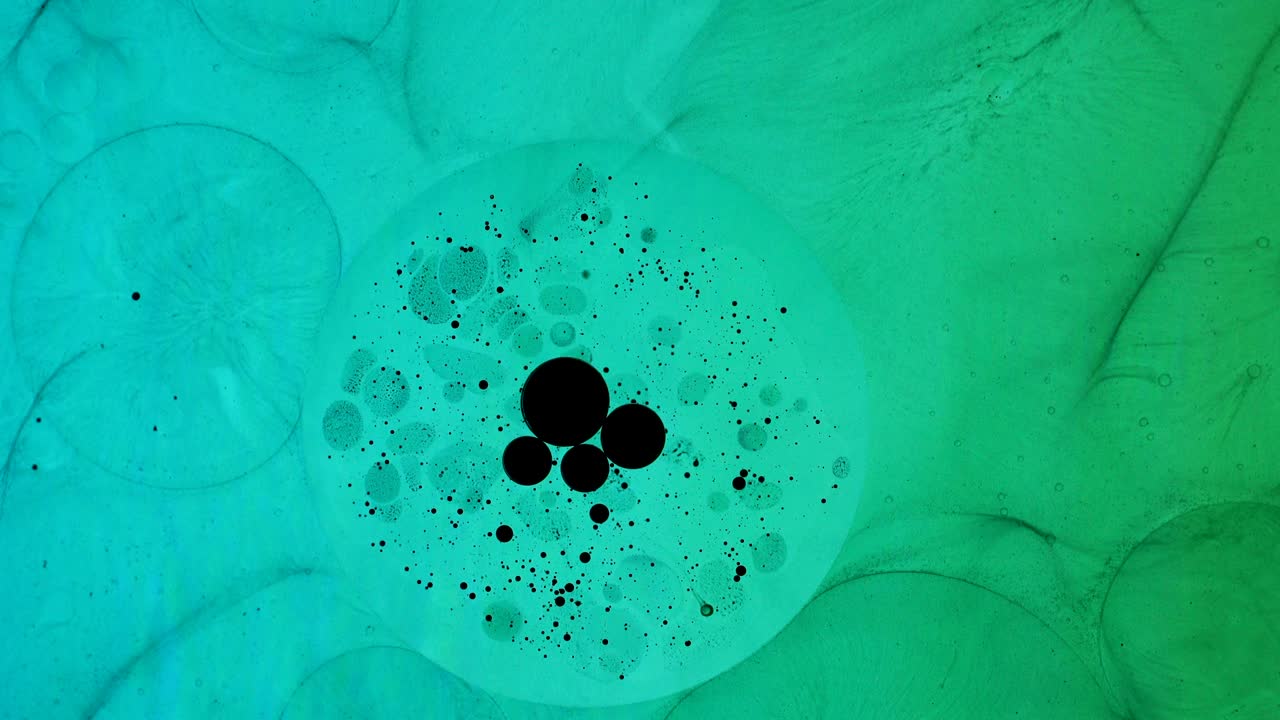 4k fondo de burbujas de aceite líquido abstracto