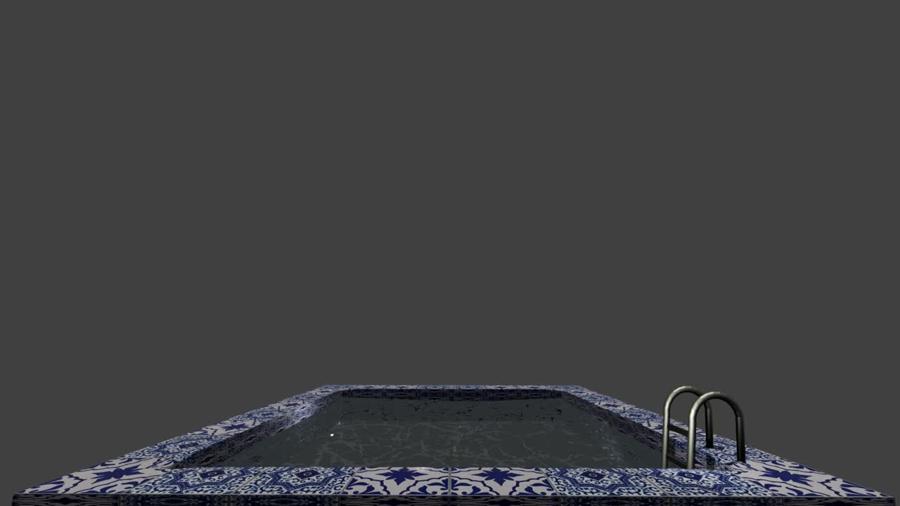 수영장 - 전체 수영장을 보여주는 개념적 작업