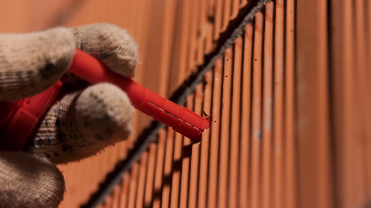 벽돌을 짓는 과정