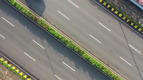 aerial view of a bridge crossing a river