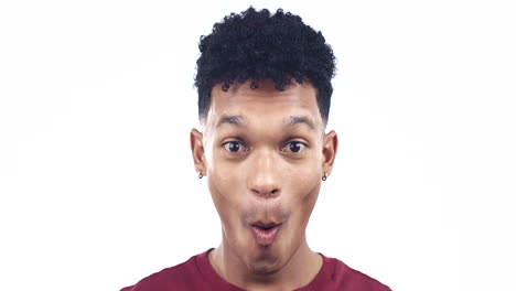 wow, shock y cara de hombre con sorpresa de chismes