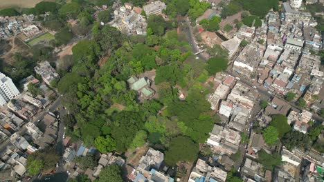 Rathausmuseum,-Weite-Vogelperspektive-In-Kolhapur-In-Maharashtra