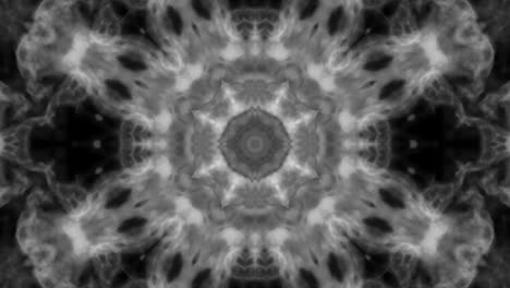 patrón de kaleidoscopio de humo simétrico abstracto