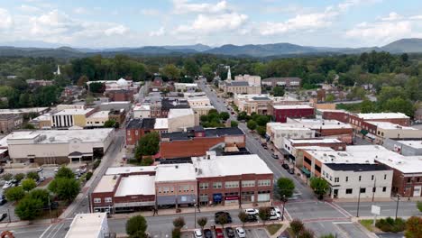 aerial high over lenoir nc, north carolina