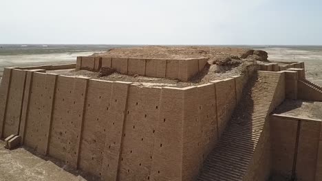 arial-view-of-Great-Ziggurat-of-Ur-one-of-Oldest-temples-in-iraq-2050-BC