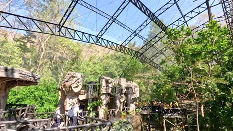 Visitors enjoy nature and architecture in Chonburi