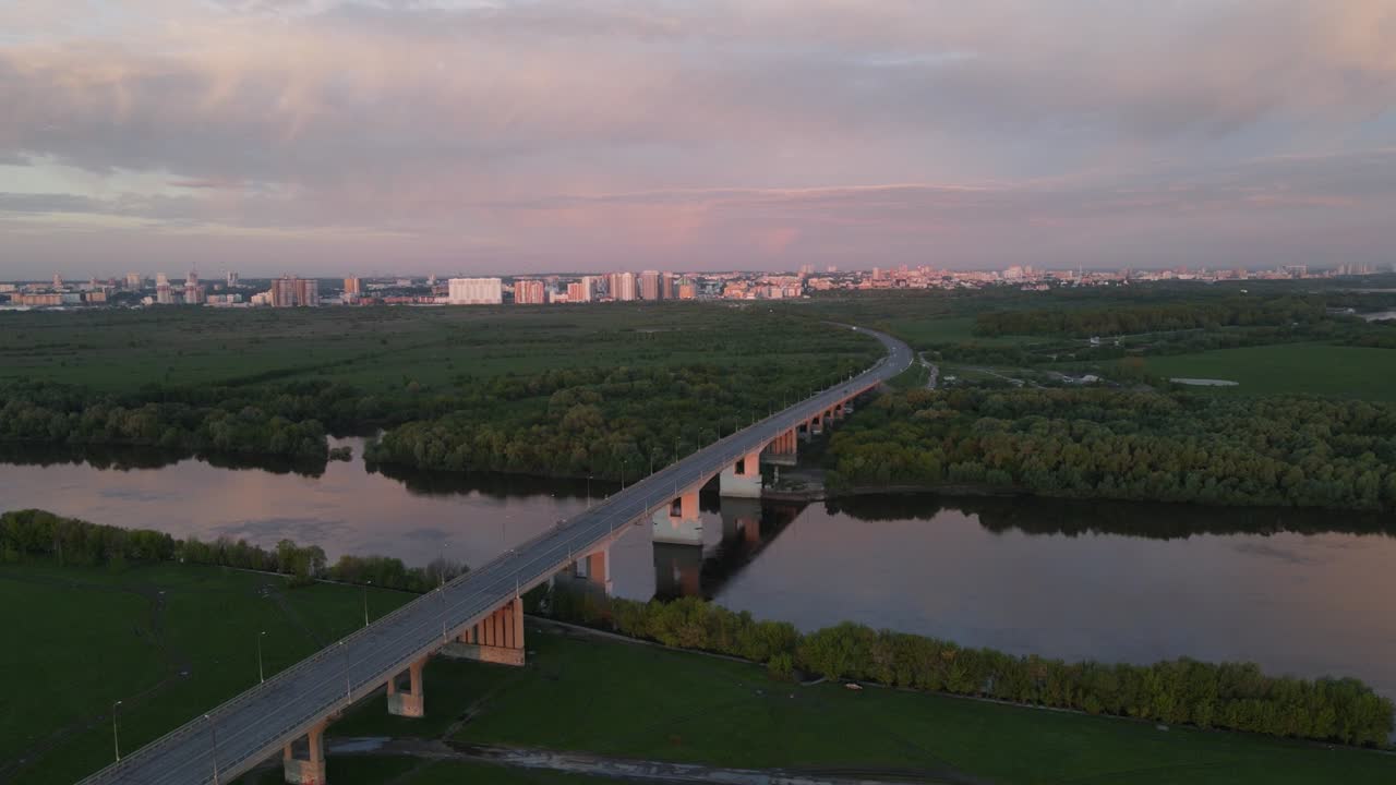 강 과 풍경 의 공중 사진